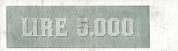 5000 lire