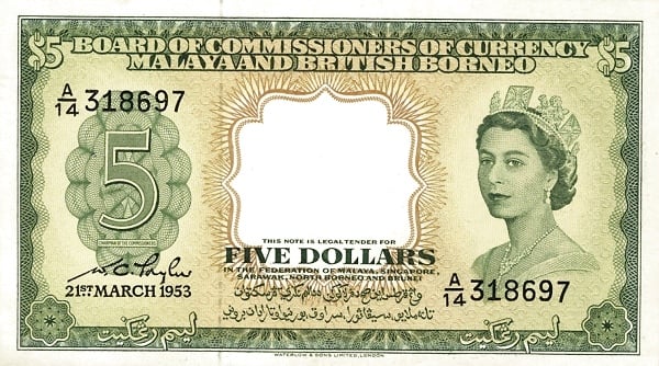 5 Dollars Elizabeth II