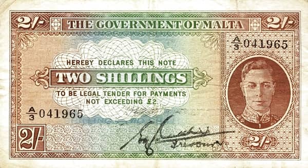 2 Shillings