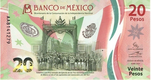 20 pesos