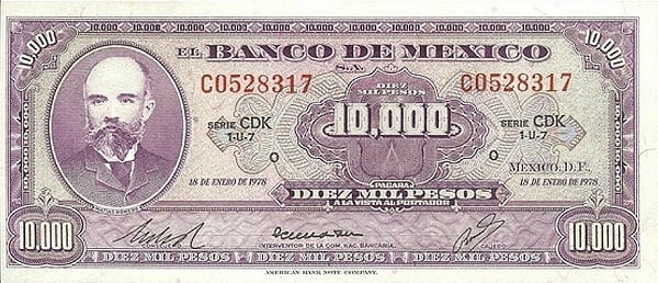 10000 pesos