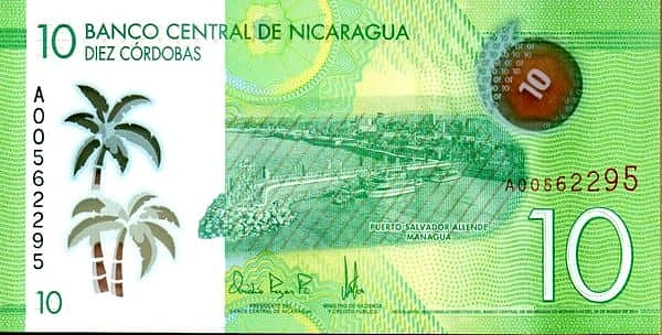 10 cordobas