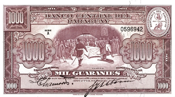 1000 guaraníes