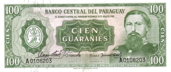 100 guaraníes