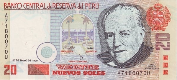 20 soles nuevos