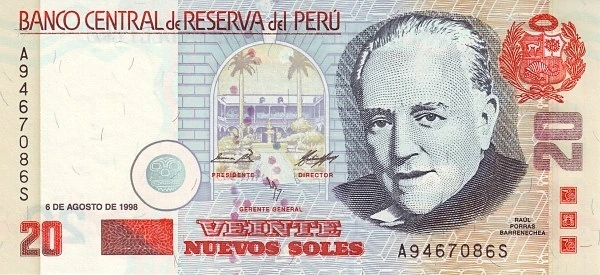 20 soles nuevos