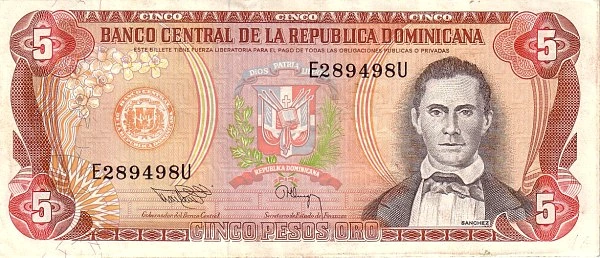 5 Pesos Oro