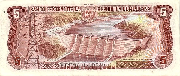 5 Pesos Oro