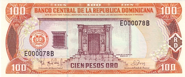 100 Pesos Oro