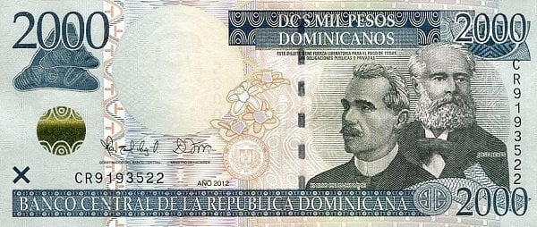 2000 pesos dominicani