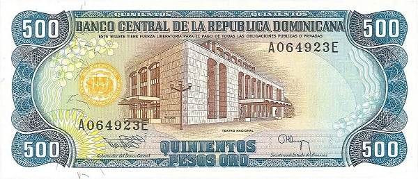 500 pesos oro