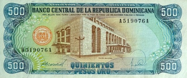 500 pesos oro