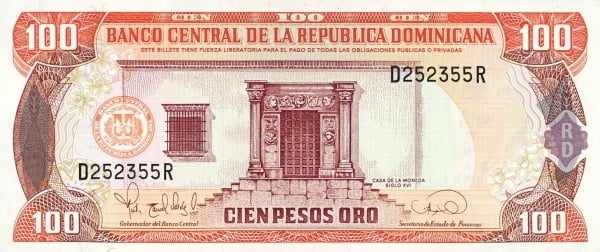 100 pesos d'oro