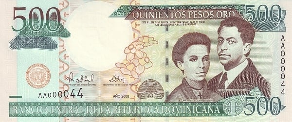 500 pesos oro