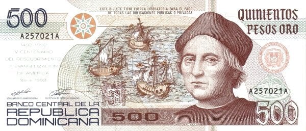 500 pesos oro