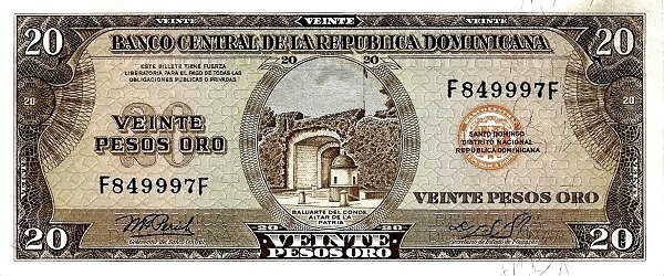 20 pesos d'oro