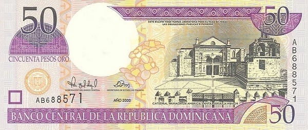 50 pesos d'oro