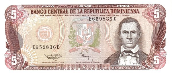 5 pesos d'oro