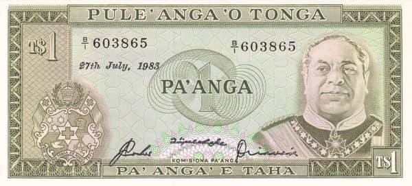 1 Pa'anga - Taufa'ahua