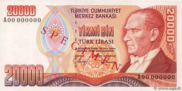 20000 Lira