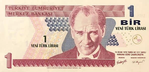 1 Yeni Türk Lirası