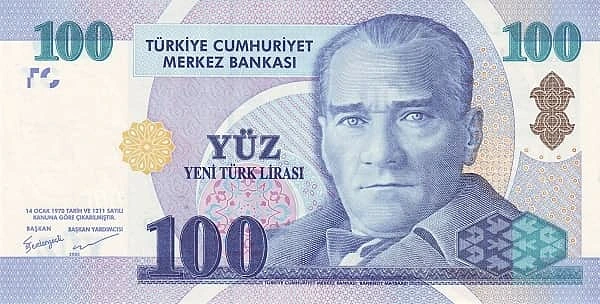 100 New Lira