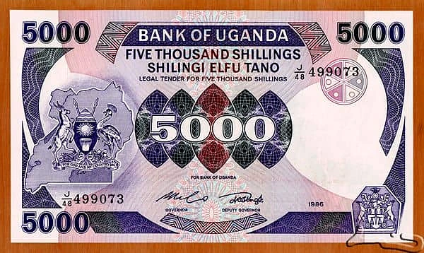 5000 Shillings