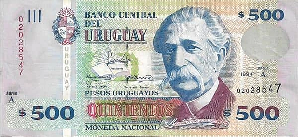 500 Pesos Uruguayos