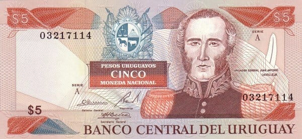 5 pesos uruguaiani