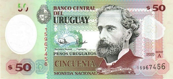 50 pesos uruguaiani