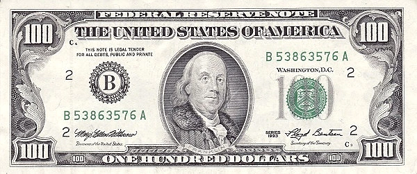 100 dollari