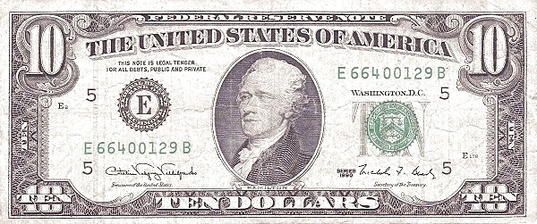 10 dollari