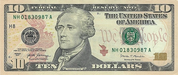 10 dollari