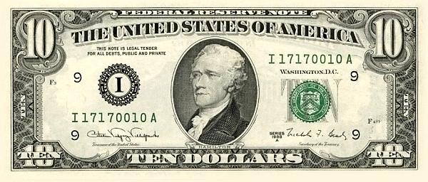 10 dollari