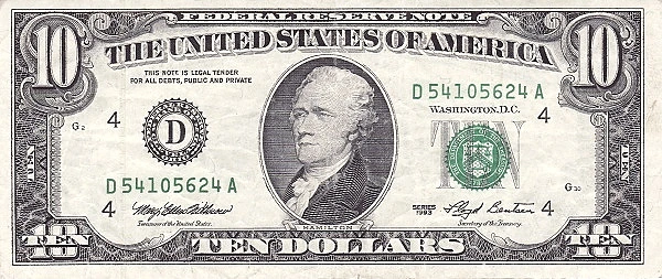 10 dollari