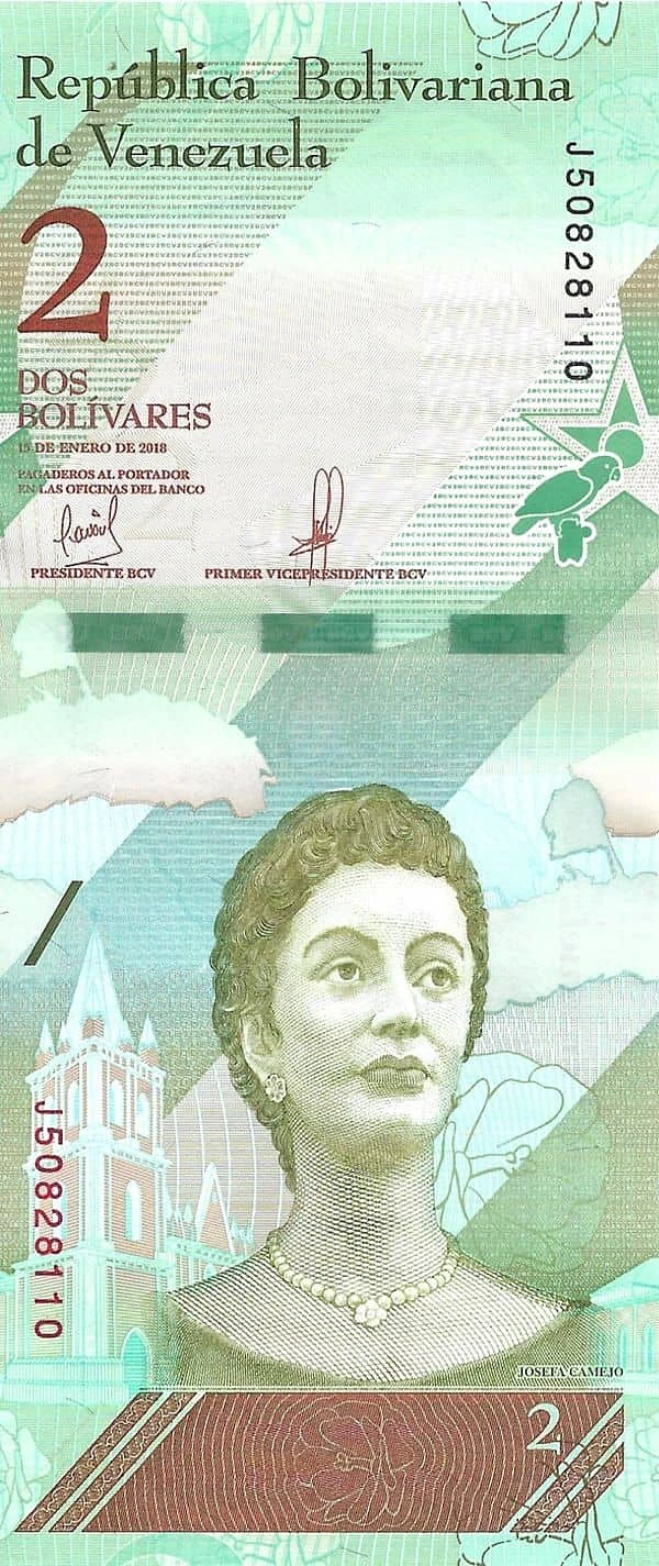 2 bolivares