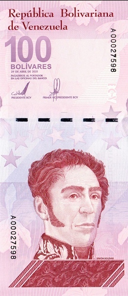 100 bolivares