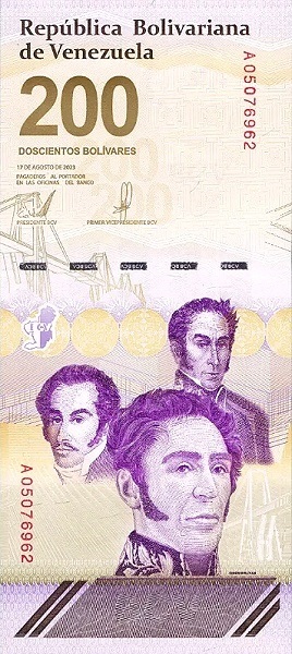 200 bolivares