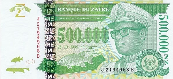 500000 nuovi zaïres