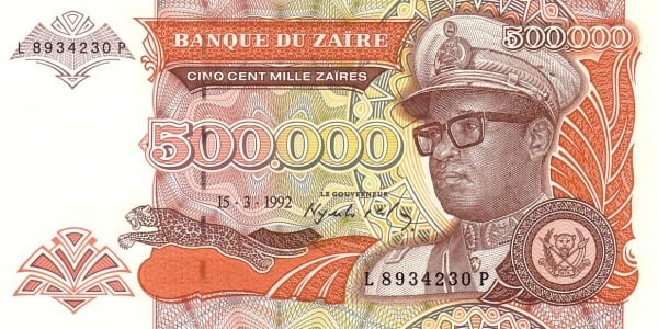 500000 zaire