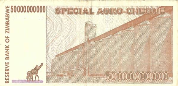 50000000000 Dollars Special Agro-Cheque