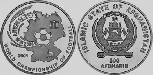 500 afghanis (Coppa del Mondo di calcio Germania 2006)