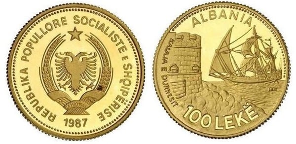 100 leke (Porto di Durazzo)