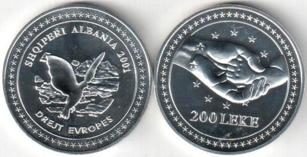 200 leke (Integrazione albanese-europea)