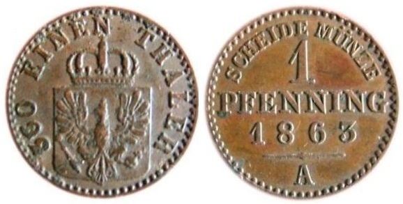 1 pfennig