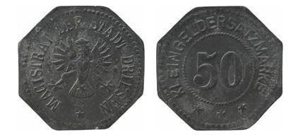 50 pfennig (Driesen - Brandeburgo)