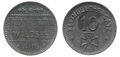 10 pfennig (Distretto di Waldsee-Land del Württemberg)