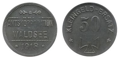 50 pfennig (Distretto di Waldsee-Land del Württemberg)