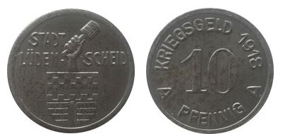 10 pfennig (Città di Lüdenscheid - Provincia prussiana di Westfalia)