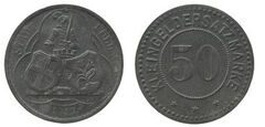 50 pfennig (Città di Fulda - Provincia prussiana di Hessen-Nassau)